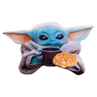 sticker maker baby yoda