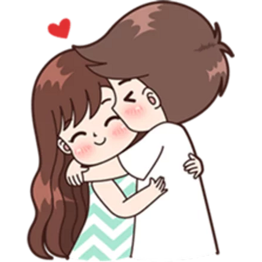 Sticker Maker Boobib Cute Couple 2