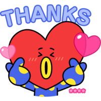 sticker maker bt21 custom