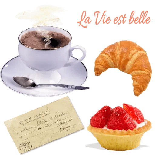 Sticker Maker 🍭Buenos días con café☕🍭