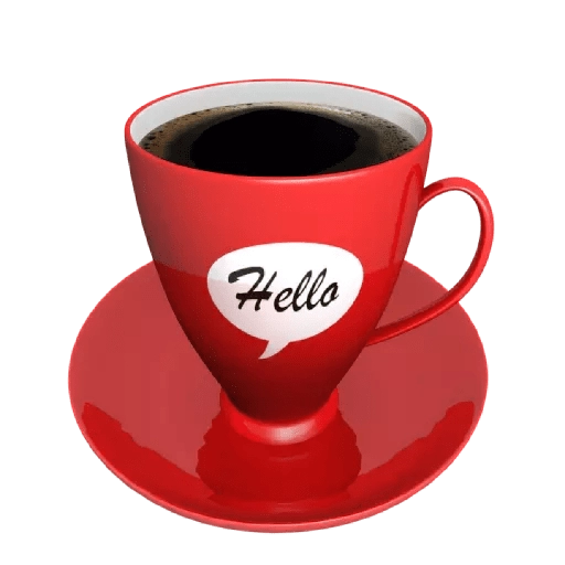 Sticker Maker 🍭Buenos días con café☕🍭