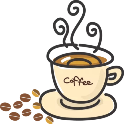 Sticker Maker 🍭Buenos días con café☕🍭