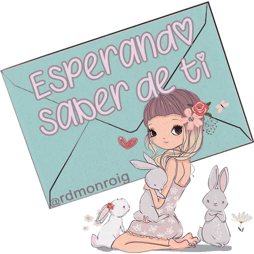 Sticker Maker Bunny Love