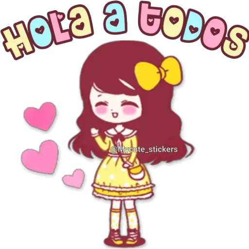 Sticker Maker - ??Chica cute??