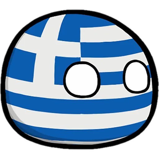Sticker Maker - Countryballs sticker Turkey Cyp, Gre