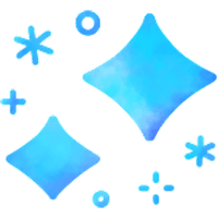 Sticker Maker Cute blue emojis