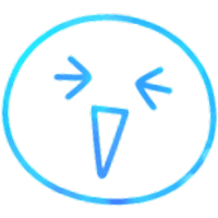 Sticker Maker Cute blue emojis