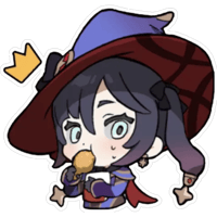 Sticker Maker - [Diluc-Noelle]: KFC X Genshin Collab