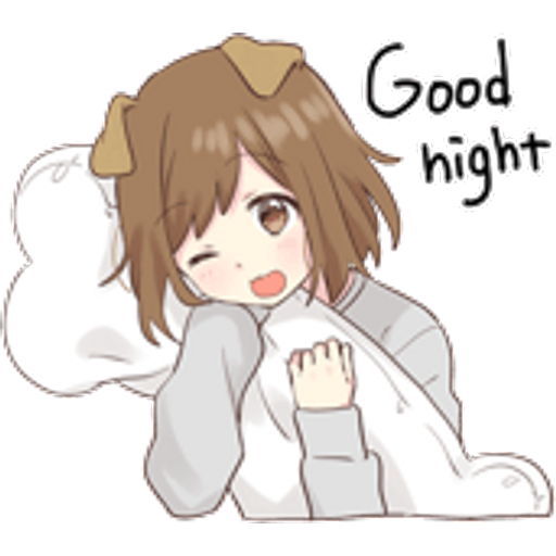 Sticker Maker dog girl