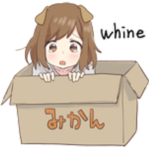 Sticker Maker dog girl