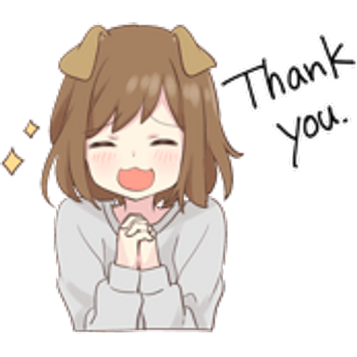 Sticker Maker dog girl