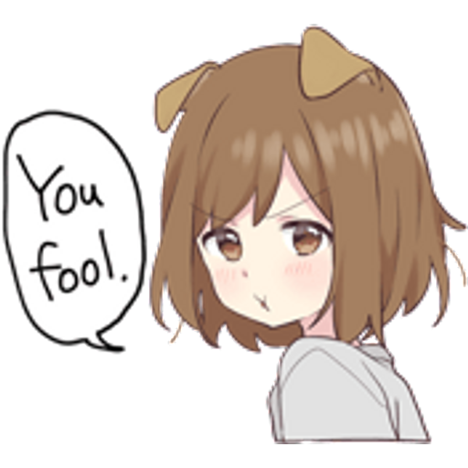 Sticker Maker dog girl