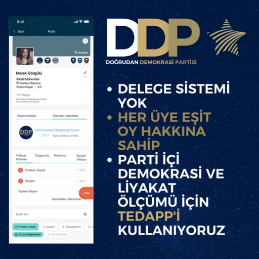 Sticker Maker - Doğrudan Demokrasi Partisi