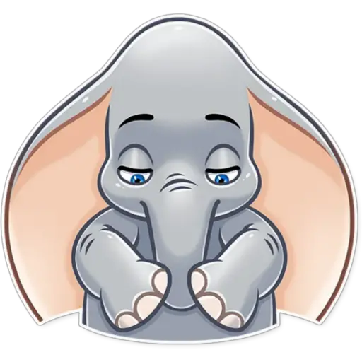 Sticker Maker Dumbo🐘🌈