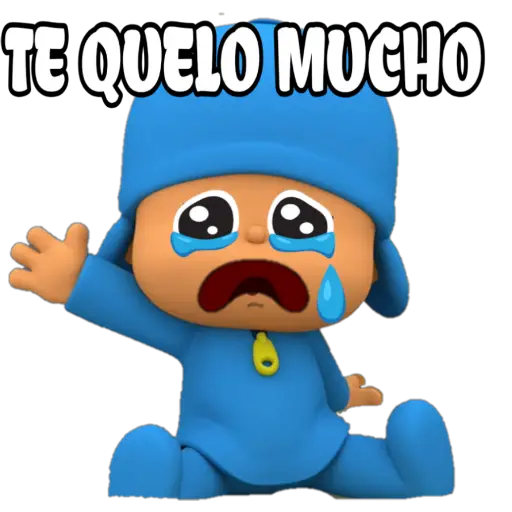 Sticker Maker - pocoyo sad