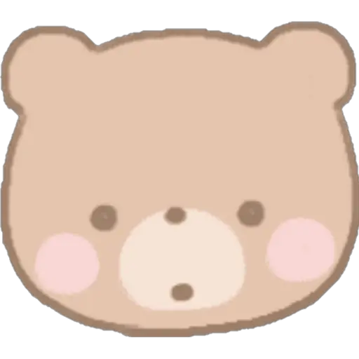 Sticker Maker - Fluffy Cute Bear Emojis