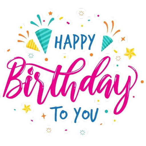 Sticker Maker - Happy Birthday 2