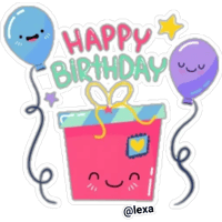 sticker maker happy birthday