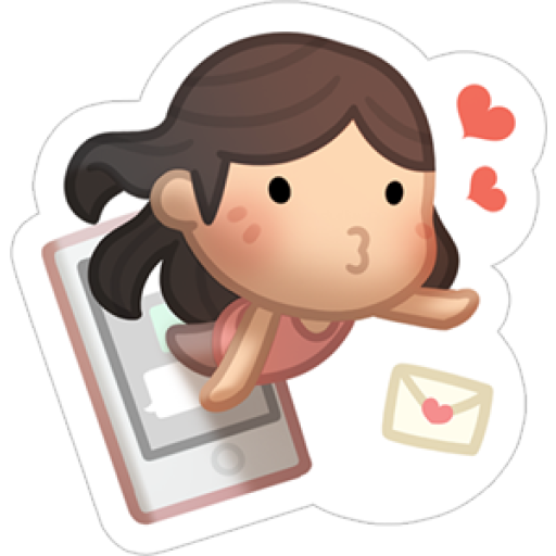 Sticker Maker hj story love stickers girl version