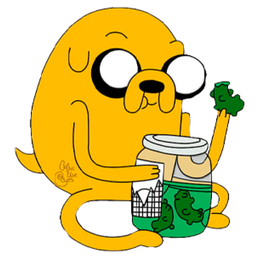 Sticker Maker - Jake The Dog (Adventure Time)