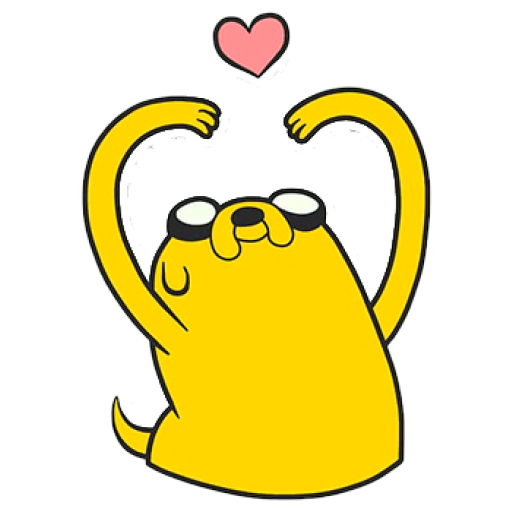 Sticker Maker - Jake The Dog (Adventure Time)