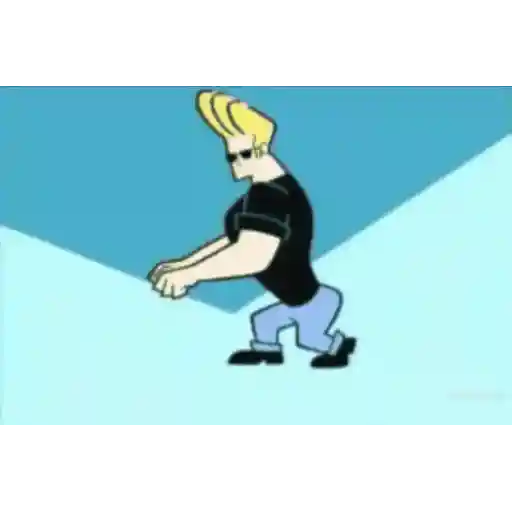 Sticker Maker - Johnny Bravo Animado