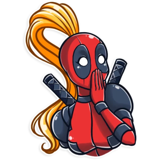 Sticker Maker - LadyDeadpool