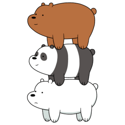 Sticker Maker - Panda Polar (We Bear Bears) PanPan