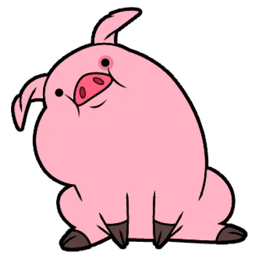 Sticker Maker - Pato (Waddles) Gravity Falls