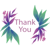 Thanks Thank You Sticker by Clare V. for iOS & Android