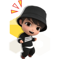 Sticker Maker Tinytan Bts Chibi Byyessy