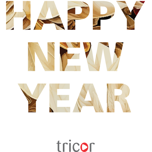 Sticker Maker Tricor Group Happy New Year 2024