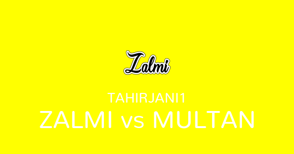 Sticker Maker - ZALMI vs MULTAN