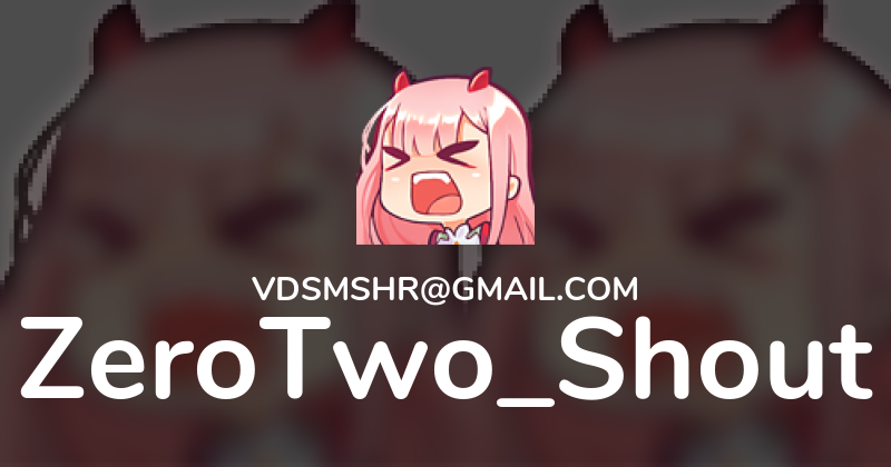 Sticker Maker - ZeroTwo_Shout